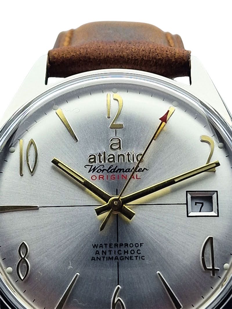 Piękny Atlantic Worldmaster Original 17 Jewels - doskonały stan!