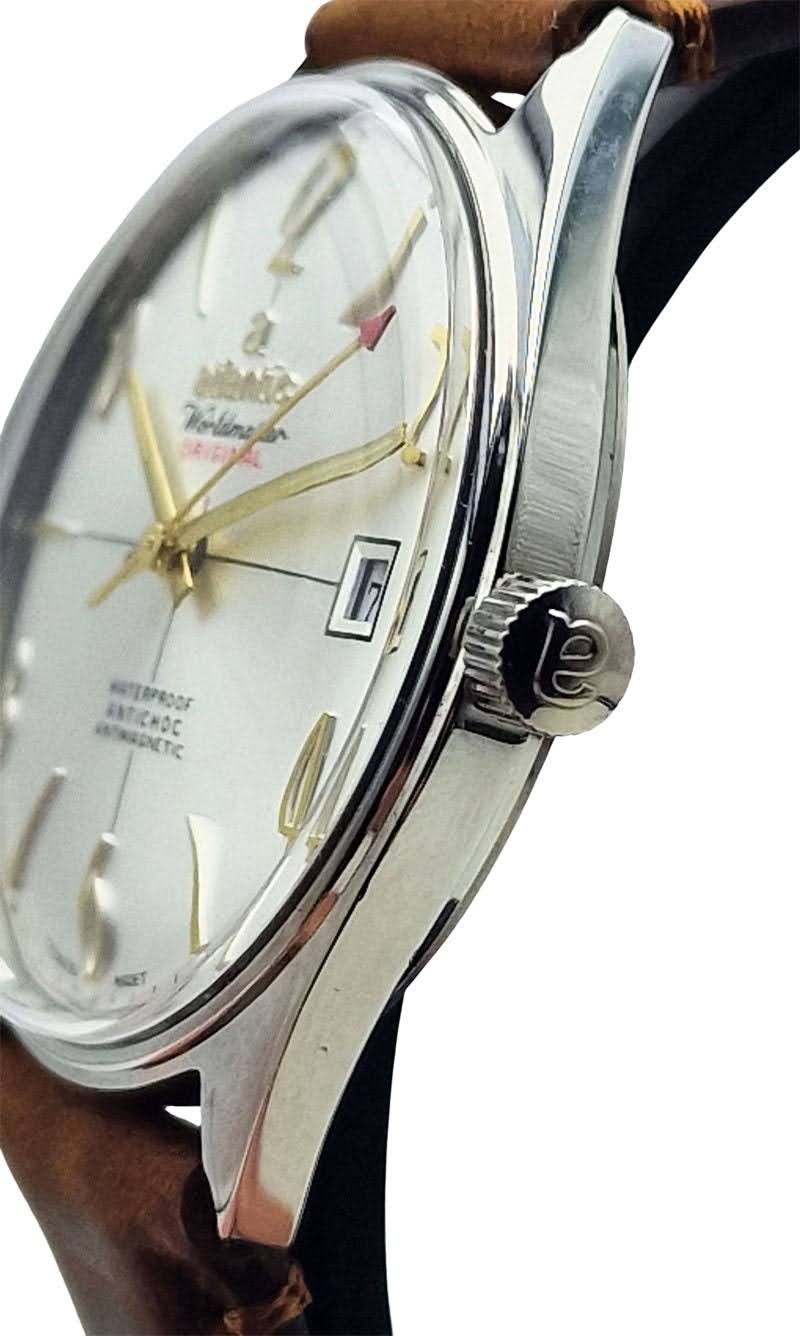 Piękny Atlantic Worldmaster Original 17 Jewels - doskonały stan!