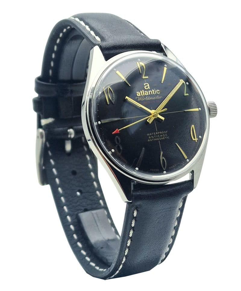 Atlantic Worldmaster Original 17 Jewels lata 60. - doskonały stan!