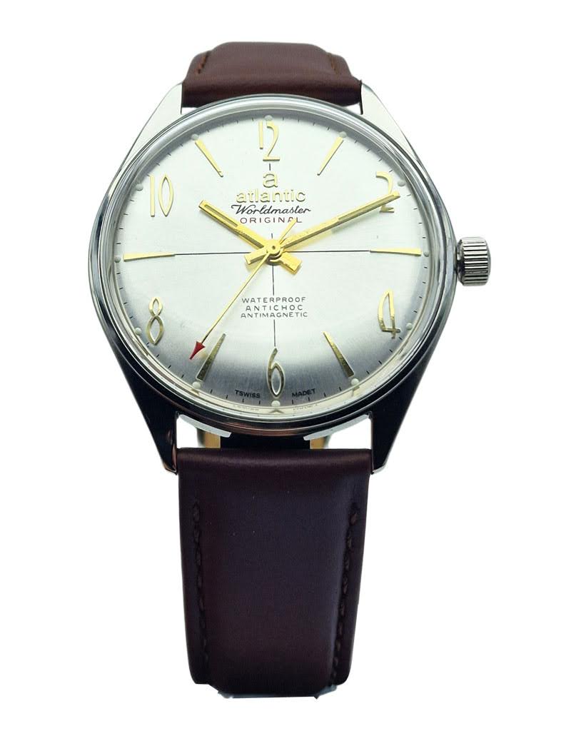 Piękny Atlantic Worldmaster Original 17 Jewels - doskonały stan!
