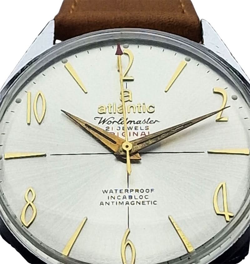 Atlantic Worldmaster Original 21 Jewels U6300 - dobry stan!