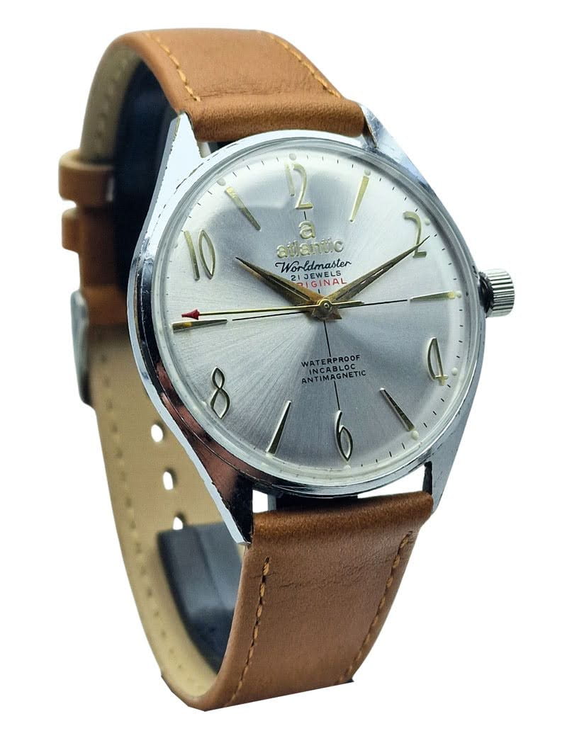 Atlantic Worldmaster Original 21 Jewels U6300 - dobry stan!