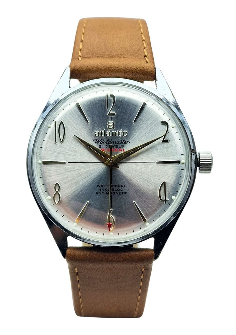 Atlantic Worldmaster Original 21 Jewels U6300 - dobry stan!