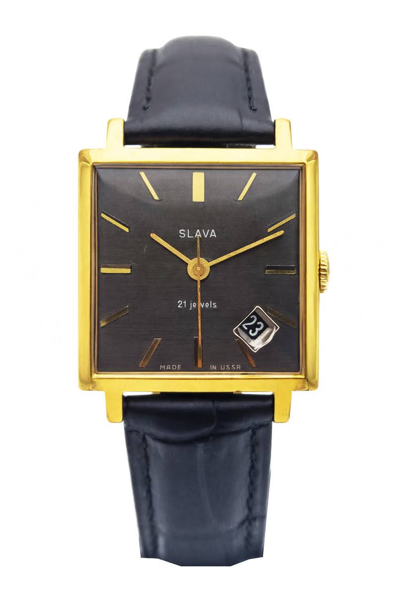Złocona Slava 21 jewels stan kolekcjonerski