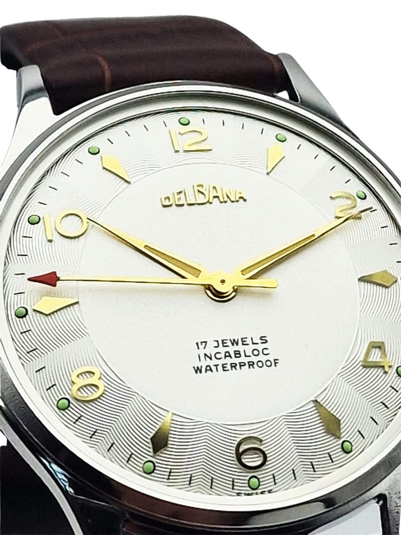 Piękna Delbana 17 Jewels F465 - Idealny stan!