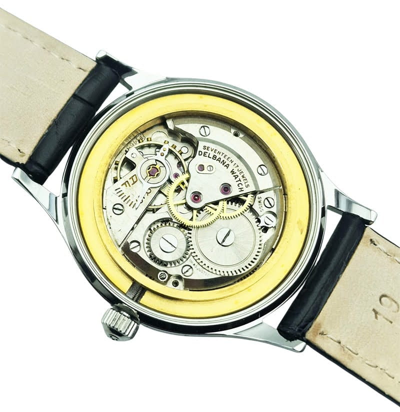 Piękna Delbana 17 Jewels F465 - Doskonały stan!