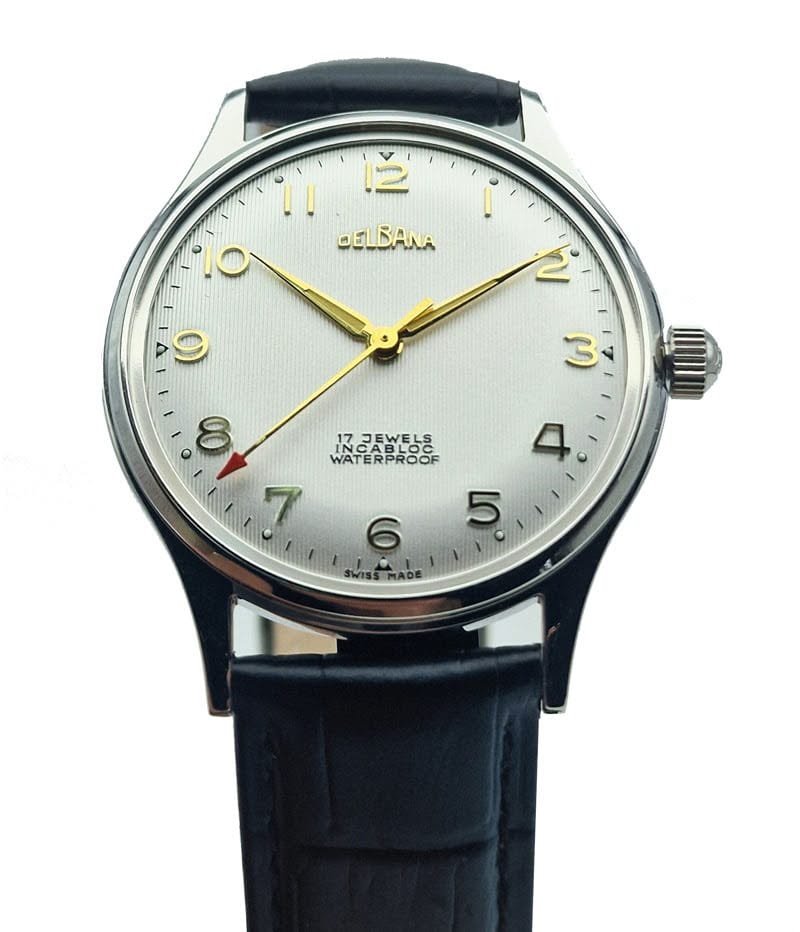 Piękna Delbana 17 Jewels F465 - Doskonały stan!