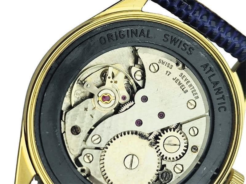 Pozłacany Atlantic Worldmaster Original - piękny stan!