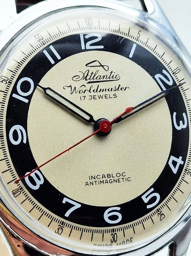 Piękny Atlantic Worldmaster 17 Jewels lata 50. - doskonały stan!