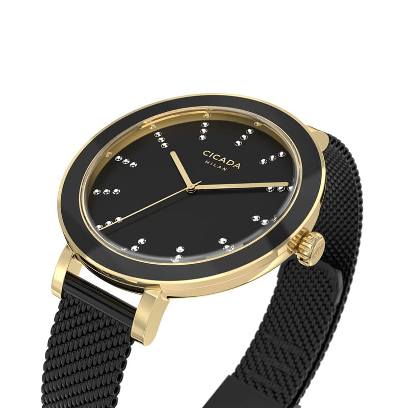 Zegarek CICADA VETRO GLASS Rustico G36B06.B2 (G36B06B2)