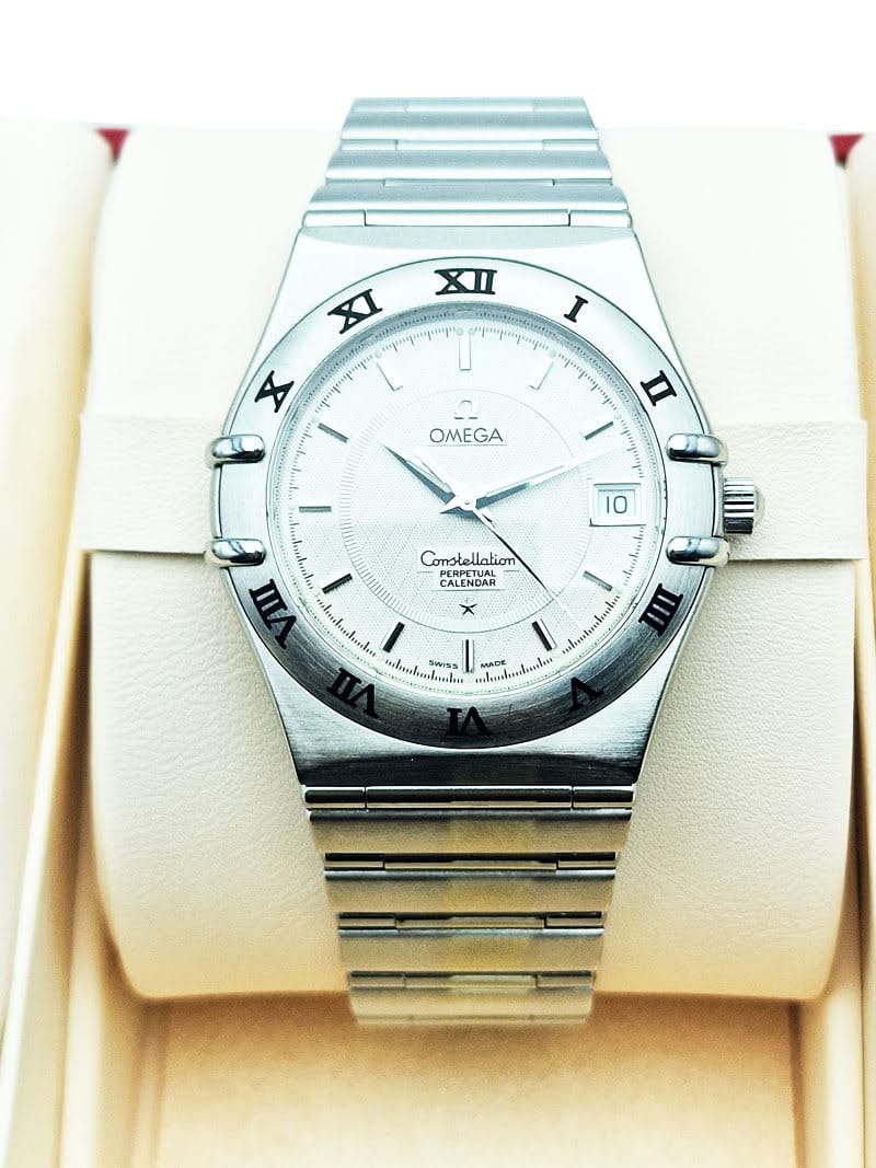 OMEGA CONSTELLATION PERPETUAL CALENDAR 395.1202 1995r. - Doskonały stan!