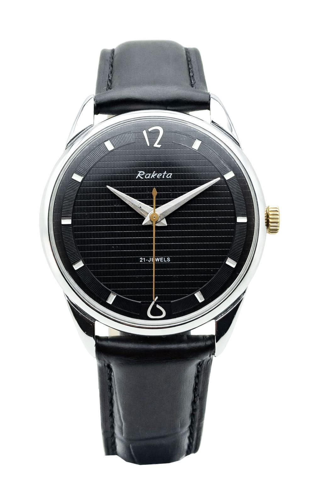 Raketa 21 Jewels Cal. 2609A lata 70. - doskonały stan!