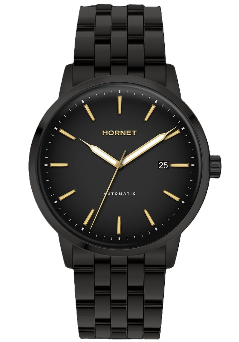 Zegarek Hornet  New York Automatic Black HA.B43B1B.BGG (HAB43B1BBGG)
