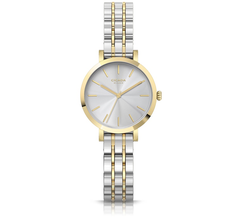 Zegarek Cicada Milan Bicolore Basaltina G26S2B.SG (G26S2BSG)