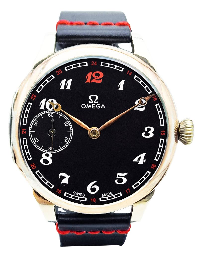 Srebrna 0.800 pasówka OMEGA Cal.35.5-T1 - doskonały stan!