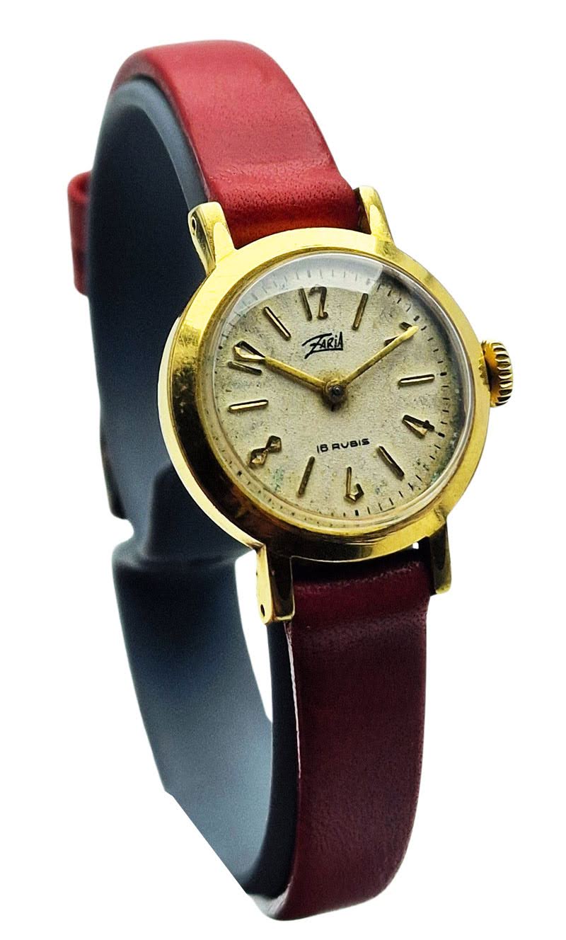 Złoty zegarek damski Zaria vintage Kraków