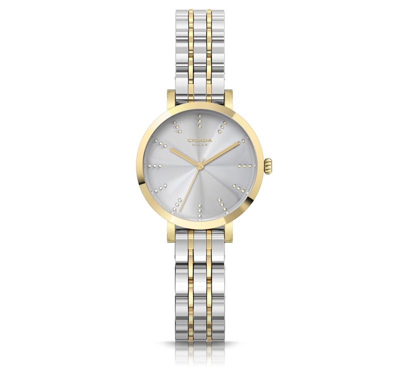 Zegarek Cicada Milan Bicolore Biscotto G26S2B.S2 (G26S2BS2)