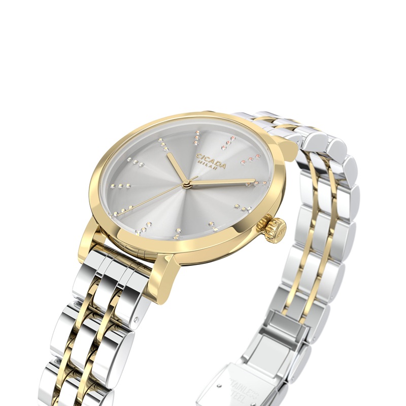 Zegarek Cicada Milan Bicolore Biscotto G26S2B.S2 (G26S2BS2)