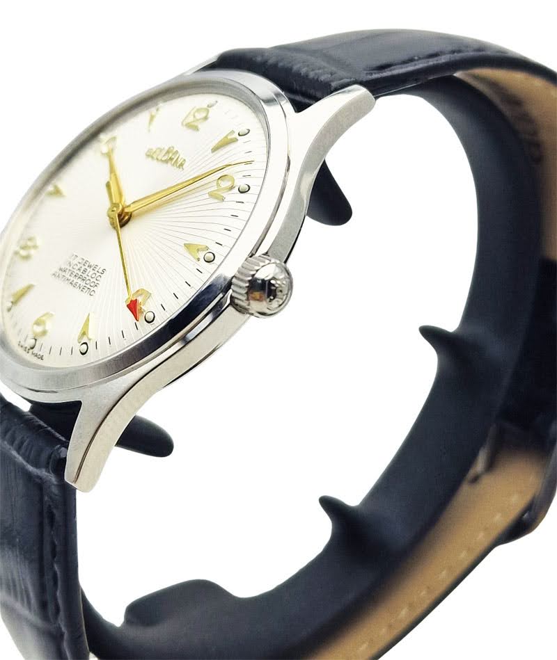 Delbana Gilosz Sunburst – unikatowy design tarczy, szwajcarska precyzja