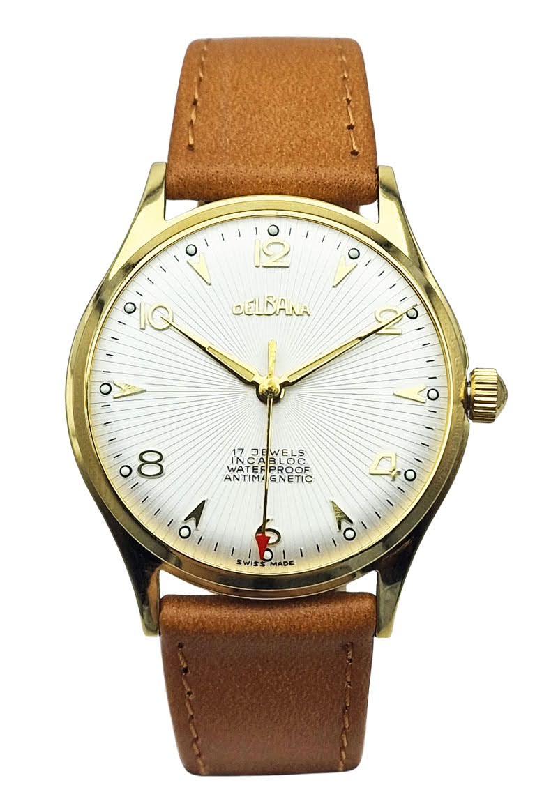 Złota Delbana vintage unikatowy gilosz Kraków prezent