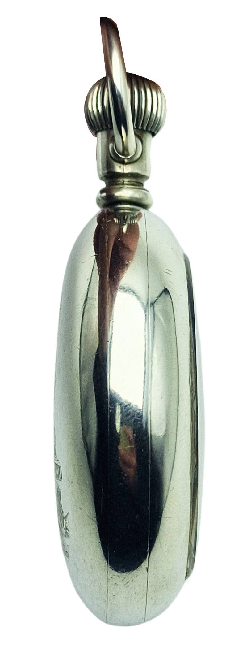 Waltham Pocket Watch 18s Model 1899 - koperta Silverode z lokomotywą!