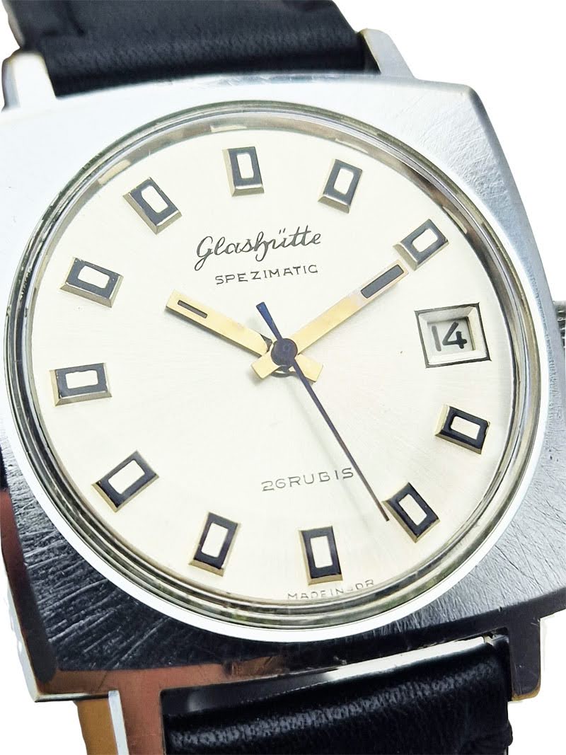Glashütte Spezimatic 26 Rubis z lat 70. - idealny stan!