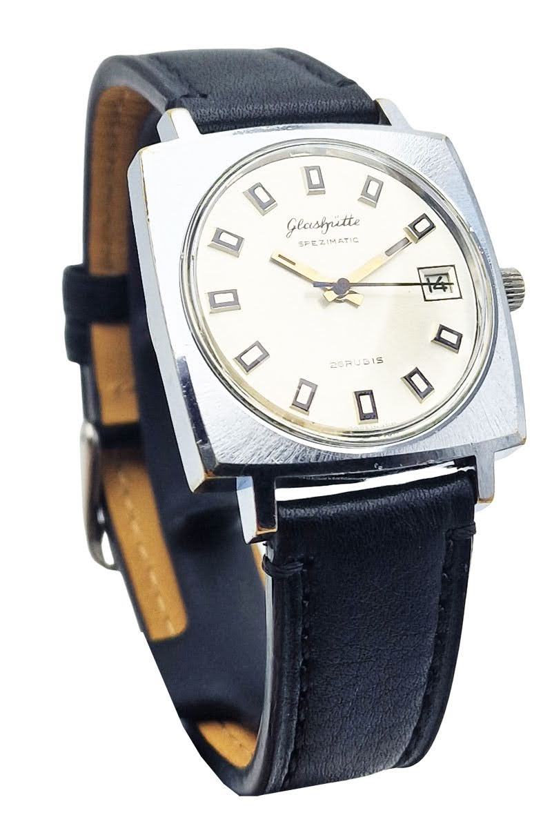 Glashütte Spezimatic 26 Rubis z lat 70. - idealny stan!
