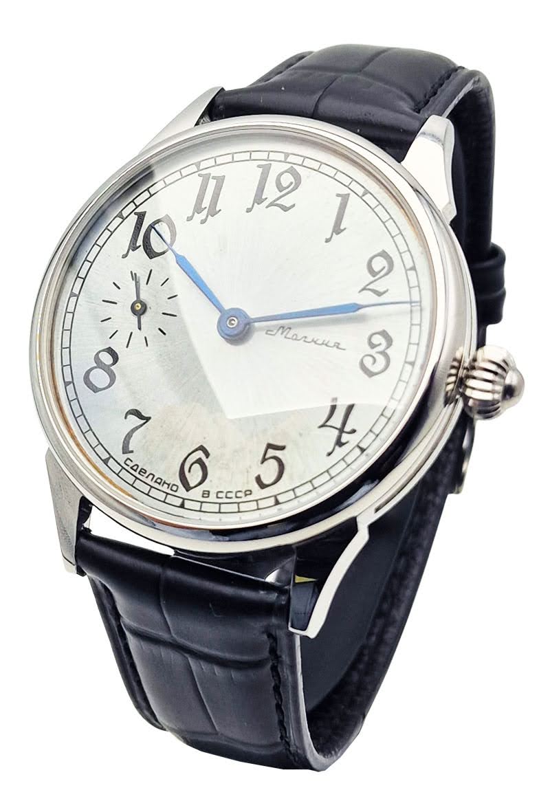 Zegarek pasówka Mołnia pozłacany detale retro