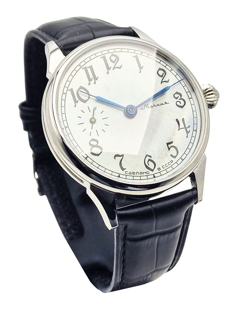 Radziecka Mołnia stalowa koperta 43mm luksus