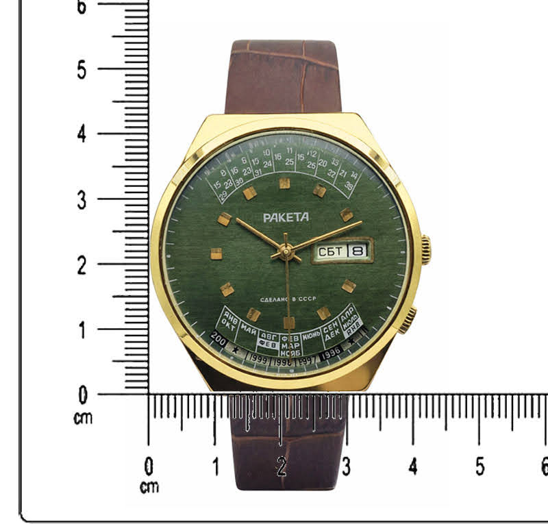 Unikatowa Raketa Calendar 2628.H - doskonały stan!