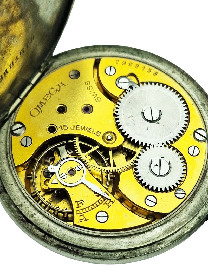 Kieszonkowa Omega 40.6L/S T2 15P z lat 20. XX wieku - doskonały stan!
