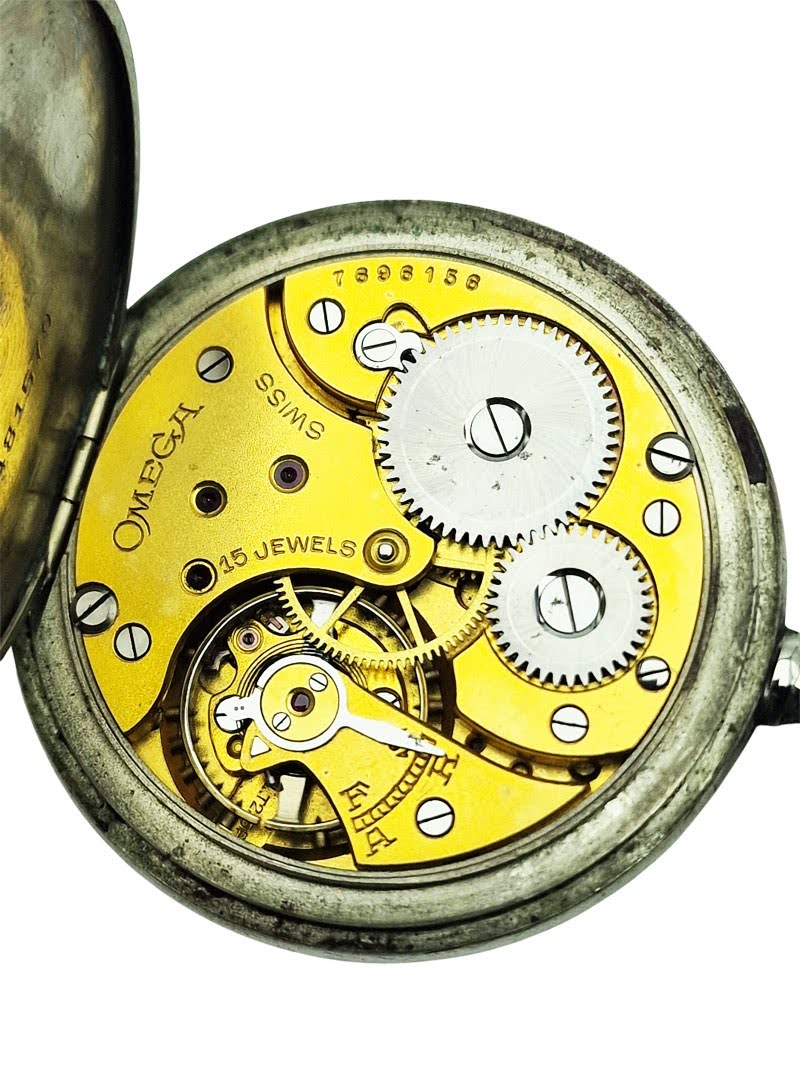 Kieszonkowa Omega 40.6L/S T2 15P z lat 20. XX wieku - doskonały stan!