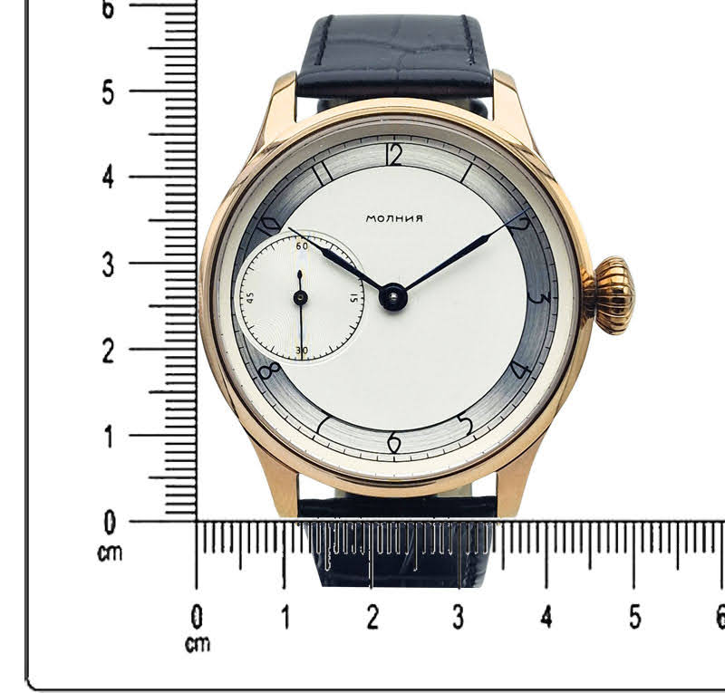 Męski zegarek 44mm Mołnia unikatowy