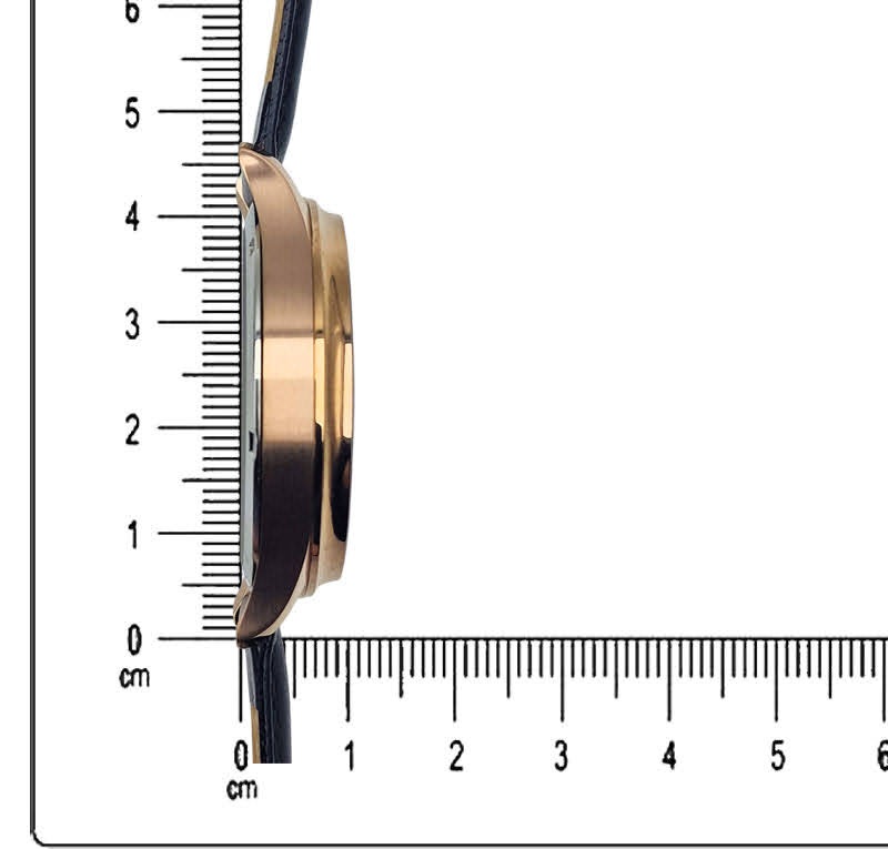 Stylowy zegarek lotniczy – koronka typu cebula Rose Gold