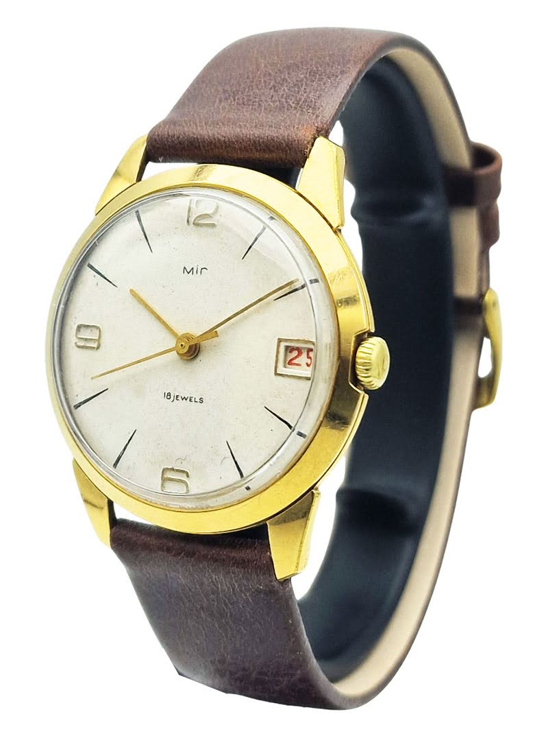 Zegarek Mir 18 kamieni mechanizm 2214 unikat