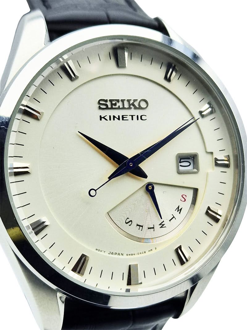 Seiko Kinetic 5M84-0AC0 - doskonały stan!