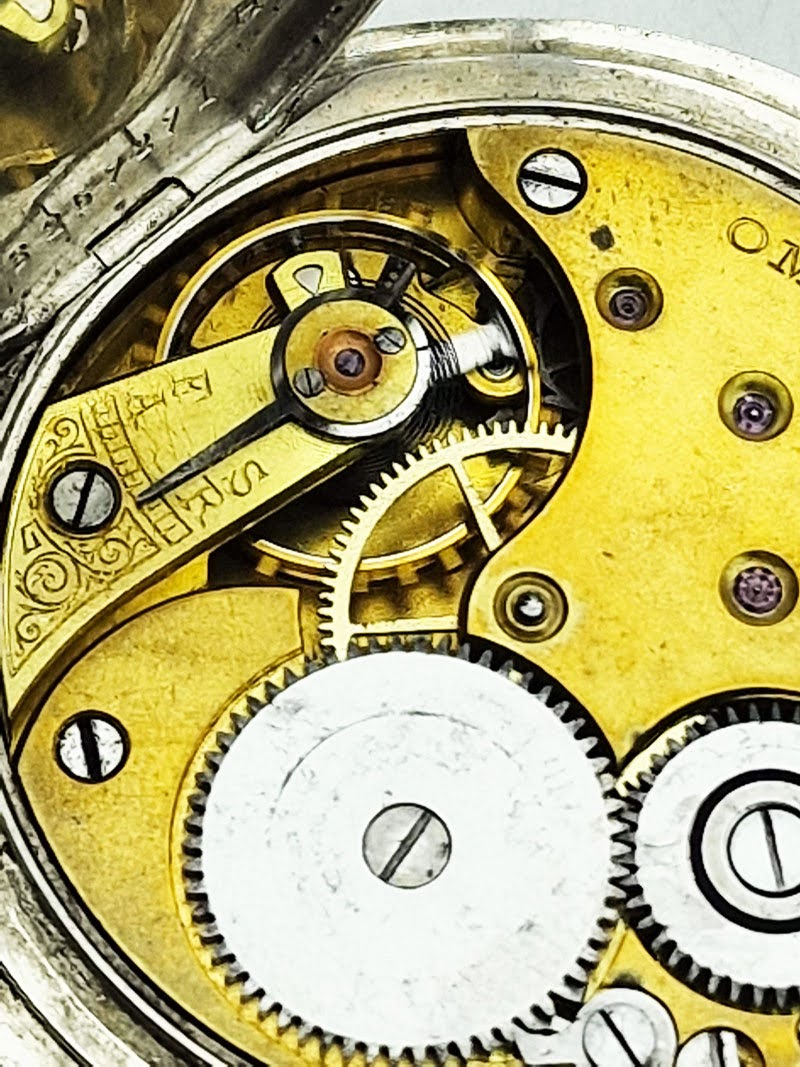 Piękna Omega z kalibrem 19'' 1907r. - doskonały stan!