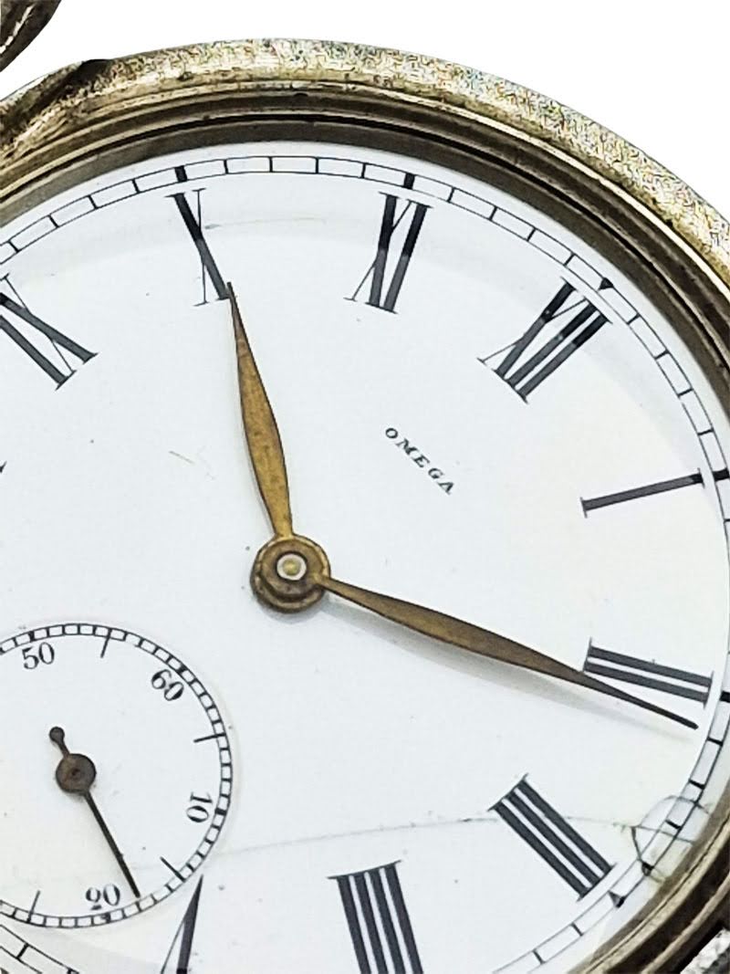 Piękna Omega z kalibrem 19'' 1907r. - doskonały stan!