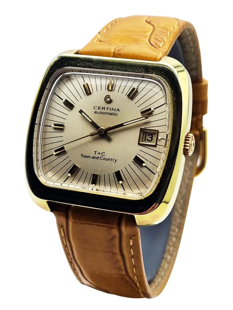 Unikatowa Certina T+C Town and Country Automatic 1971r.- idealny stan!