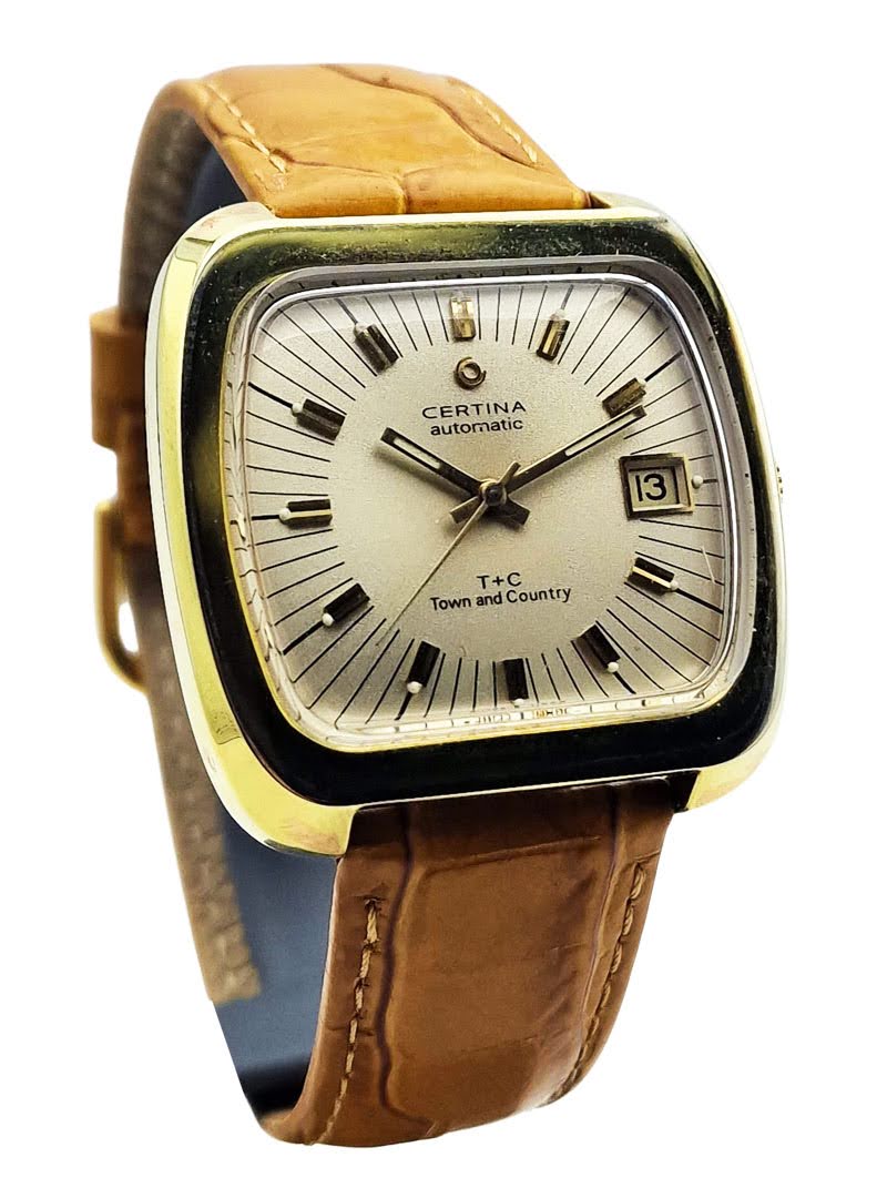 Unikatowa Certina T+C Town and Country Automatic 1971r.- idealny stan!