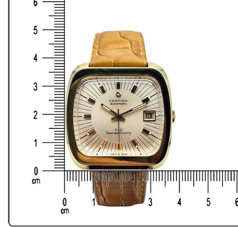 Unikatowa Certina T+C Town and Country Automatic 1971r.- idealny stan!