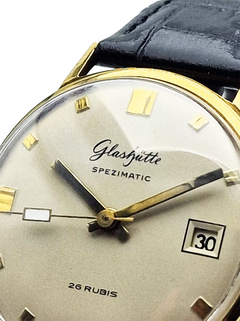 Pozłacany Glashütte Spezimatic GUB 75 - piękna renowacja!