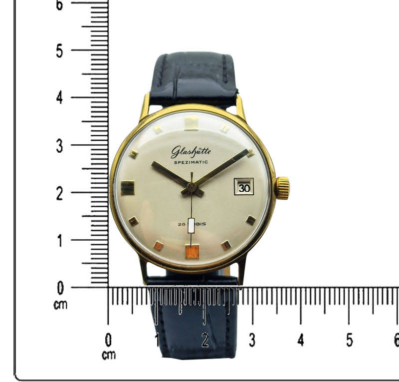 Pozłacany Glashütte Spezimatic GUB 75 - piękna renowacja!
