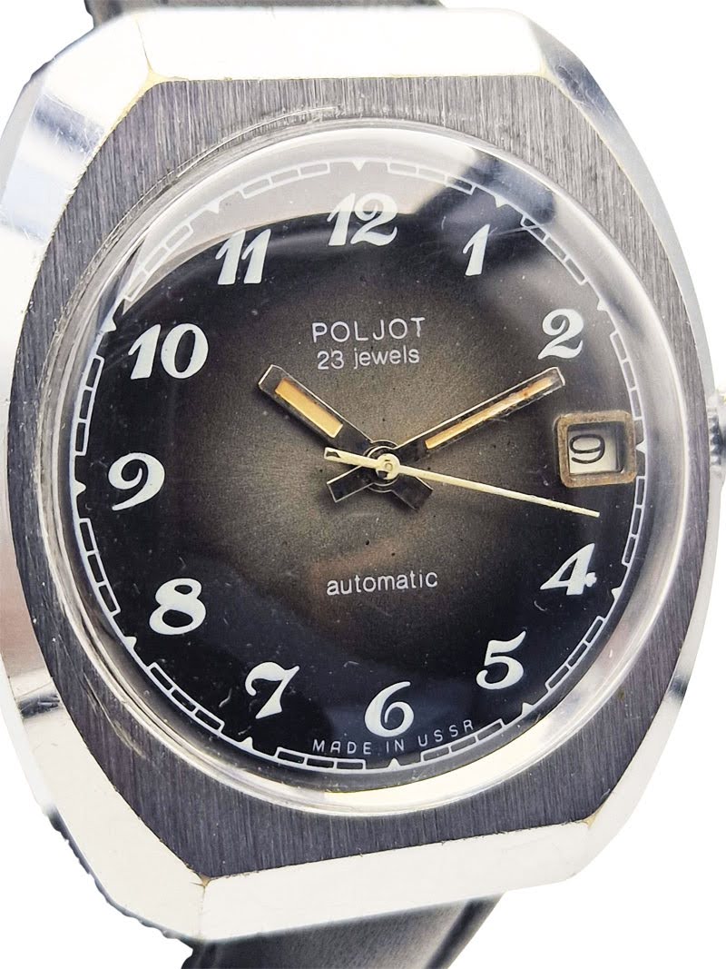 Tarcza Poljot 23 jewels gradient unikat USSR