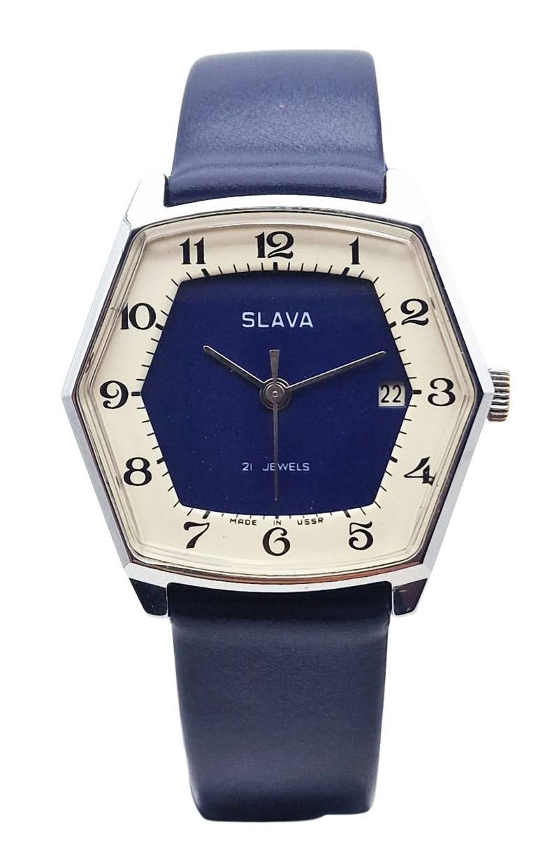 Radziecki zegarek Slava unikatowy design