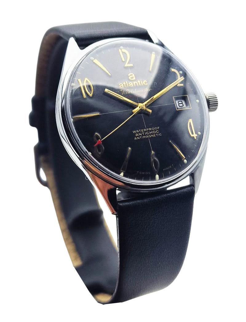 Atlantic Worldmaster Original 17 Jewels lata 60. - piękny stan!