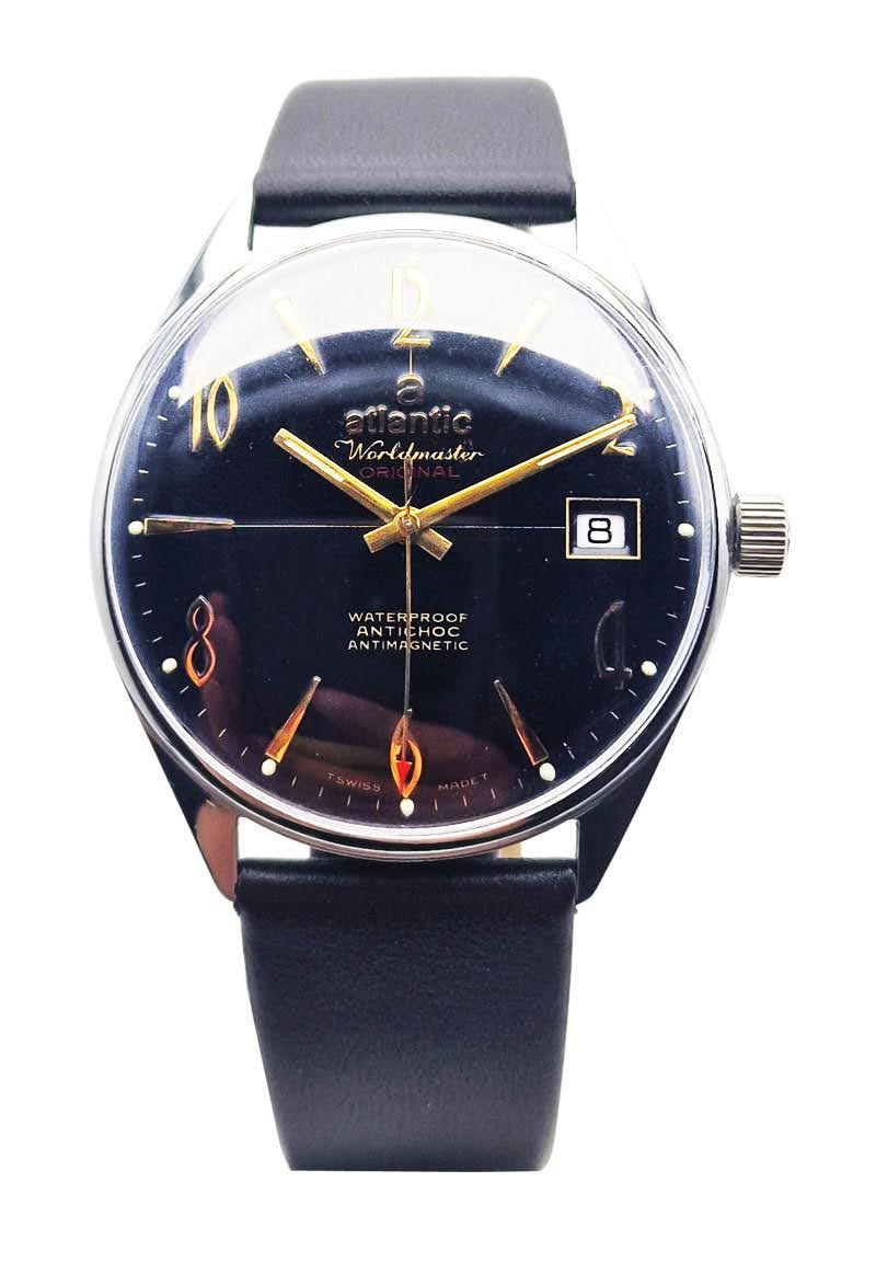 Atlantic Worldmaster Original 17 Jewels lata 60. - piękny stan!