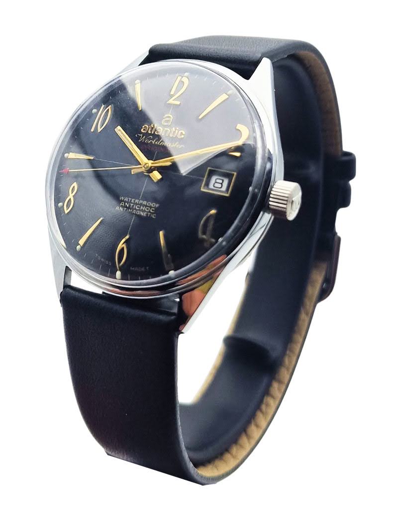 Atlantic Worldmaster Original 17 Jewels lata 60. - piękny stan!