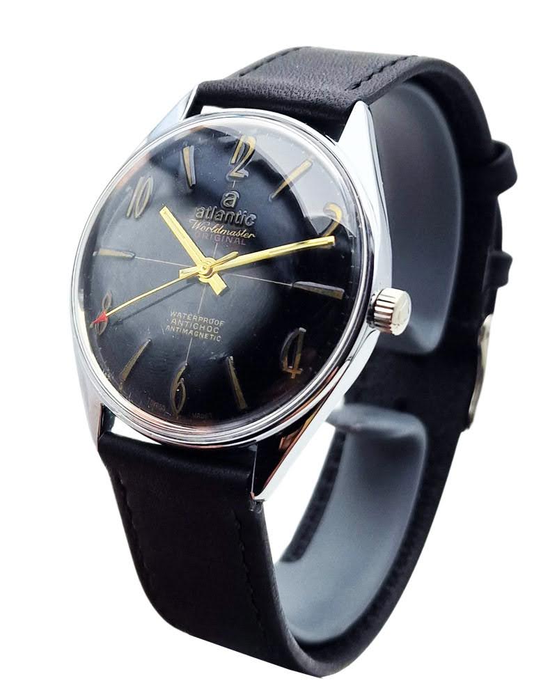 Atlantic Worldmaster Original 17 Jewels lata 60. - Idealny!