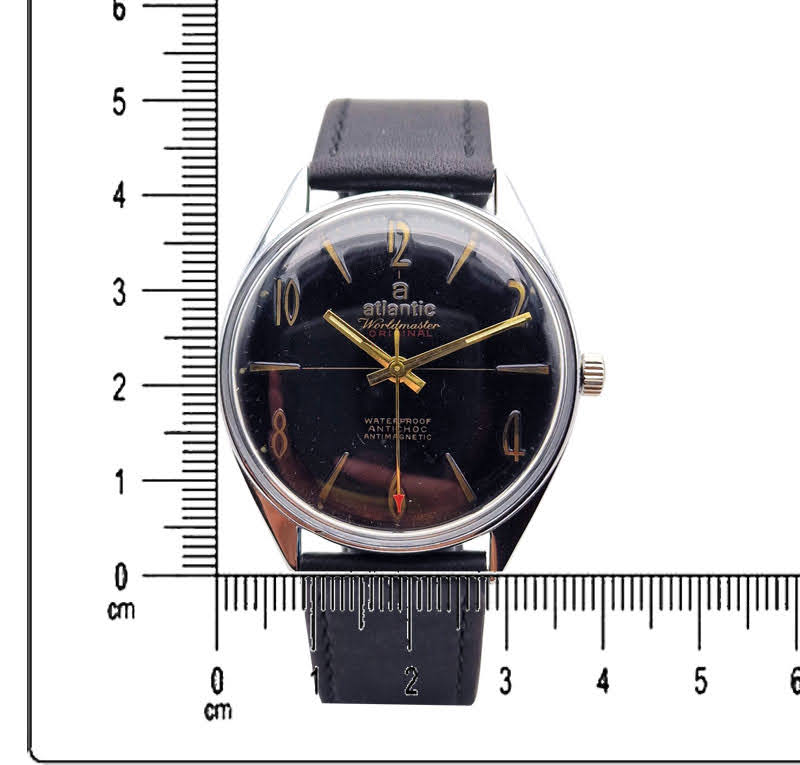 Atlantic Worldmaster Original 17 Jewels lata 60. - Idealny!